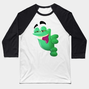 Funny Frog Art Baseball T-Shirt